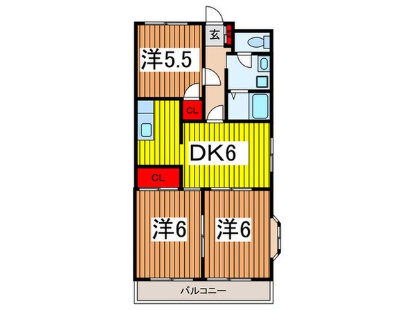 グランド－ル浦和Ｉの物件間取画像